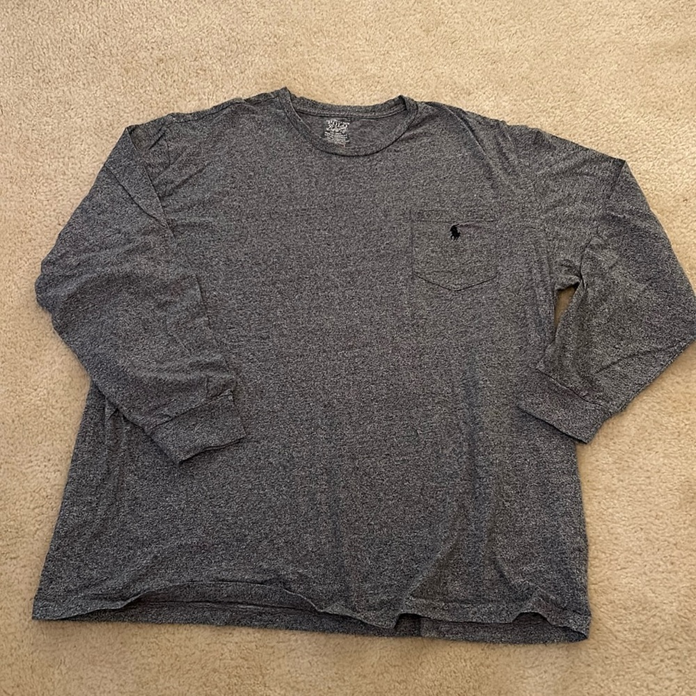 Men’s Long Sleeve Polo Pocket shirt